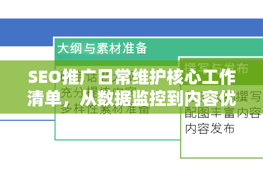 SEO推广日常维护核心工作清单，从数据监控到内容优化全攻略