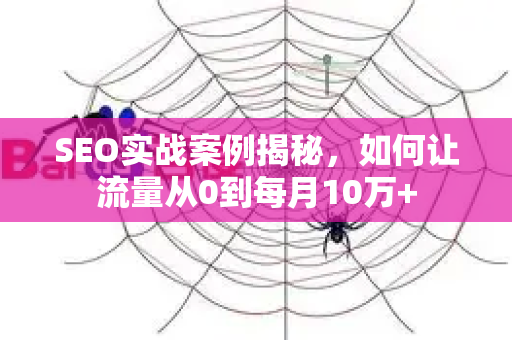 SEO实战案例揭秘，如何让流量从0到每月10万+-第1张图片-星博讯-专业SEO_网站优化技巧_搜索引擎排名提升