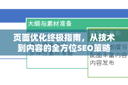 页面优化终极指南,从技术到内容的全方位SEO策略-第1张图片-星博讯-专业SEO_网站优化技巧_搜索引擎排名提升 页面优化终极指南,从技术到内容的全方位SEO策略-第1张图片-星博讯-专业SEO_网站优化技巧_搜索引擎排名提升