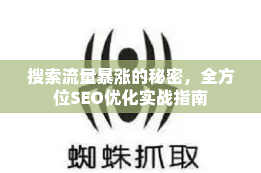 搜索流量暴涨的秘密，全方位SEO优化实战指南