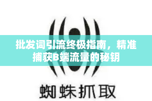 批发词引流终极指南，精准捕获B端流量的秘钥-第1张图片-星博讯-专业SEO_网站优化技巧_搜索引擎排名提升
