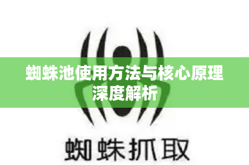 蜘蛛池使用方法与核心原理深度解析