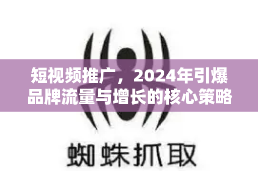 短视频推广，2024年引爆品牌流量与增长的核心策略-第1张图片-星博讯-专业SEO_网站优化技巧_搜索引擎排名提升