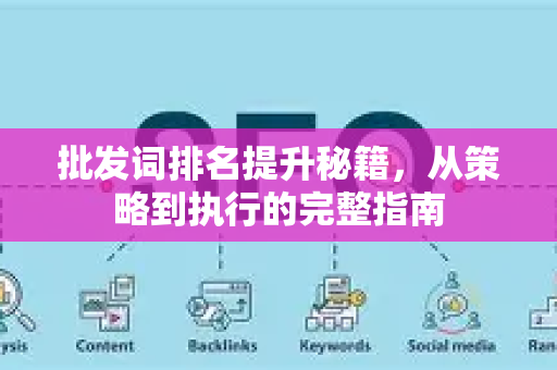 批发词排名提升秘籍,从策略到执行的完整指南-第1张图片-星博讯-专业SEO_网站优化技巧_搜索引擎排名提升 批发词排名提升秘籍,从策略到执行的完整指南-第1张图片-星博讯-专业SEO_网站优化技巧_搜索引擎排名提升