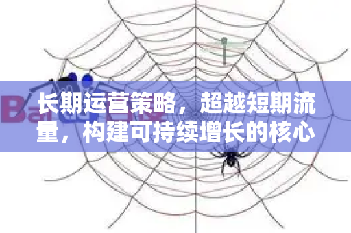 长期运营策略,超越短期流量,构建可持续增长的核心引擎-第1张图片-星博讯-专业SEO_网站优化技巧_搜索引擎排名提升 长期运营策略,超越短期流量,构建可持续增长的核心引擎-第1张图片-星博讯-专业SEO_网站优化技巧_搜索引擎排名提升