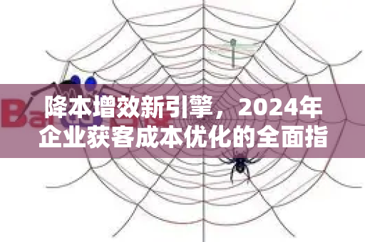 降本增效新引擎，2024年企业获客成本优化的全面指南与实战策略-第1张图片-星博讯-专业SEO_网站优化技巧_搜索引擎排名提升