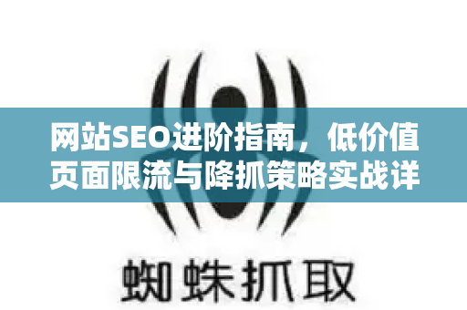 网站SEO进阶指南，低价值页面限流与降抓策略实战详解