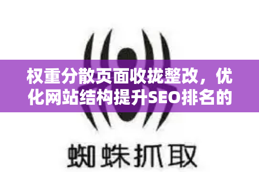权重分散页面收拢整改，优化网站结构提升SEO排名的核心策略