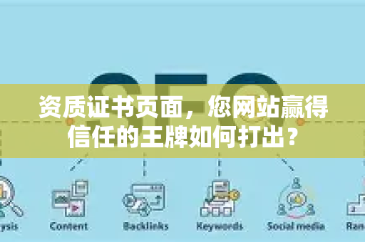 资质证书页面，您网站赢得信任的王牌如何打出？