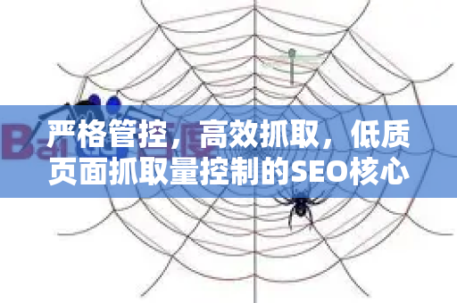 严格管控，高效抓取，低质页面抓取量控制的SEO核心策略
