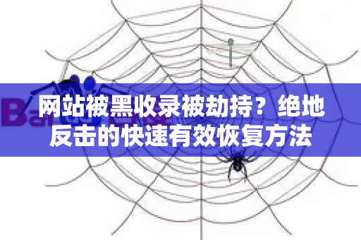 网站被黑收录被劫持？绝地反击的快速有效恢复方法