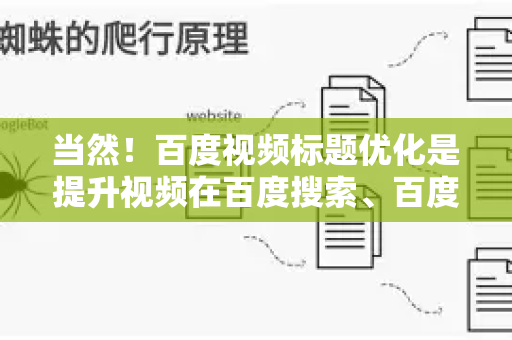 当然!百度视频标题优化是提升视频在百度搜索、百度APP(包括好看视频)等平台曝光量和点击率的关键。与抖音、B站等平台的网感标题不同,百度生态的标题更需要兼顾搜索引擎优化(SEO)和用户吸引力-第1张图片-星博讯-专业SEO_网站优化技巧_搜索引擎排名提升 当然!百度视频标题优化是提升视频在百度搜索、百度APP(包括好看视频)等平台曝光量和点击率的关键。与抖音、B站等平台的网感标题不同,百度生态的标题更需要兼顾搜索引擎优化(SEO)和用户吸引力-第1张图片-星博讯-专业SEO_网站优化技巧_搜索引擎排名提升