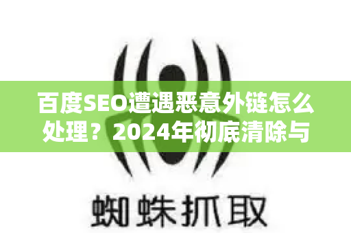 百度SEO遭遇恶意外链怎么处理？2024年彻底清除与防御指南