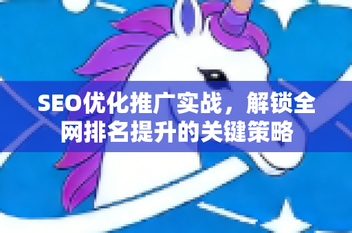 SEO优化推广实战，解锁全网排名提升的关键策略