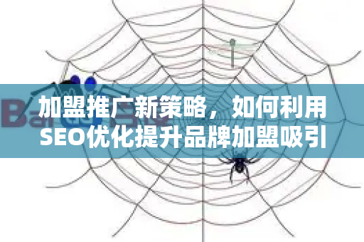 加盟推广新策略，如何利用SEO优化提升品牌加盟吸引力