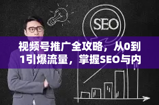 视频号推广全攻略，从0到1引爆流量，掌握SEO与内容营销双引擎