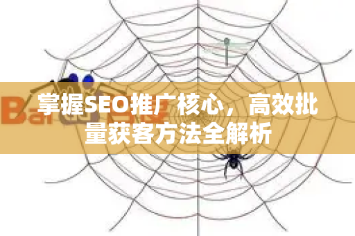 掌握SEO推广核心，高效批量获客方法全解析-第1张图片-星博讯-专业SEO_网站优化技巧_搜索引擎排名提升