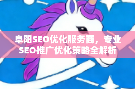 阜阳SEO优化服务商，专业SEO推广优化策略全解析-第1张图片-星博讯-专业SEO_网站优化技巧_搜索引擎排名提升