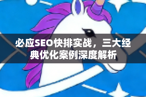 必应SEO快排实战，三大经典优化案例深度解析-第1张图片-星博讯-专业SEO_网站优化技巧_搜索引擎排名提升