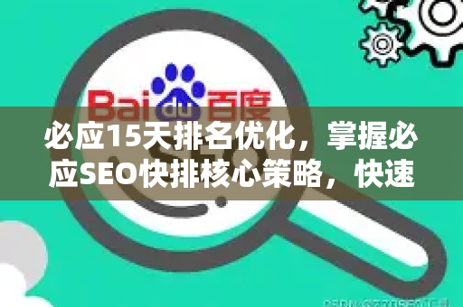 必应15天排名优化，掌握必应SEO快排核心策略，快速提升网站流量