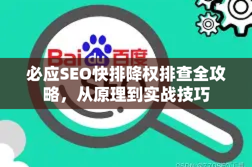 必应SEO快排降权排查全攻略，从原理到实战技巧