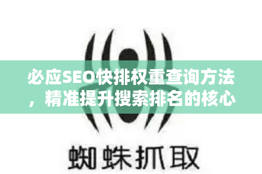 必应SEO快排权重查询方法，精准提升搜索排名的核心指南-第1张图片-星博讯-专业SEO_网站优化技巧_搜索引擎排名提升