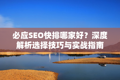 必应SEO快排哪家好？深度解析选择技巧与实战指南