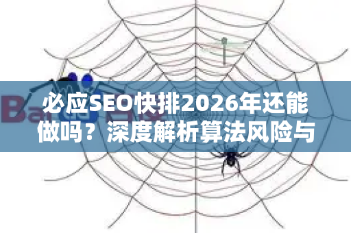 必应SEO快排2026年还能做吗？深度解析算法风险与可持续策略-第1张图片-星博讯-专业SEO_网站优化技巧_搜索引擎排名提升