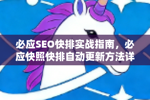 必应SEO快排实战指南，必应快照快排自动更新方法详解