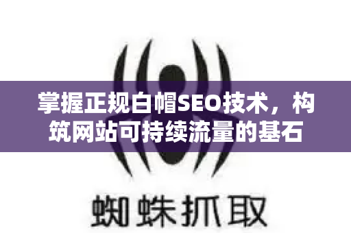 掌握正规白帽SEO技术，构筑网站可持续流量的基石