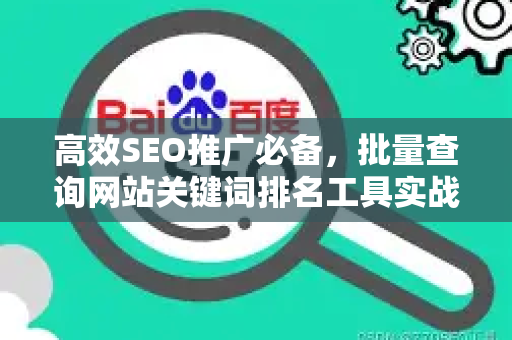 高效SEO推广必备，批量查询网站关键词排名工具实战指南