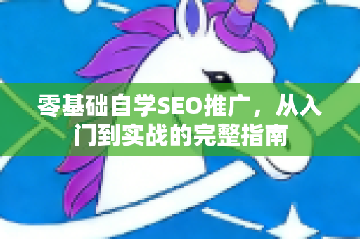 零基础自学SEO推广，从入门到实战的完整指南