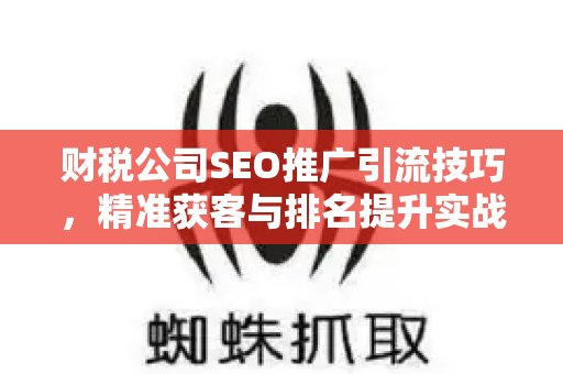 财税公司SEO推广引流技巧，精准获客与排名提升实战指南-第1张图片-星博讯-专业SEO_网站优化技巧_搜索引擎排名提升